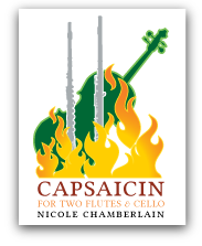 Capsaicin for two flutes and cello