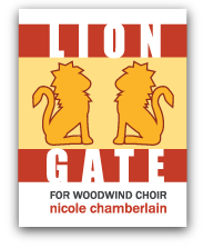Lion Gate for woodwind choir