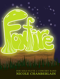 Foxfire for solo flute and symphonic wind ensemble