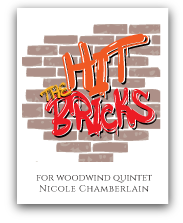 Hit the Bricks for woodwind quintet