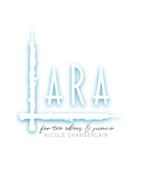Lara for two oboes and piano by Nicole Chamberlain